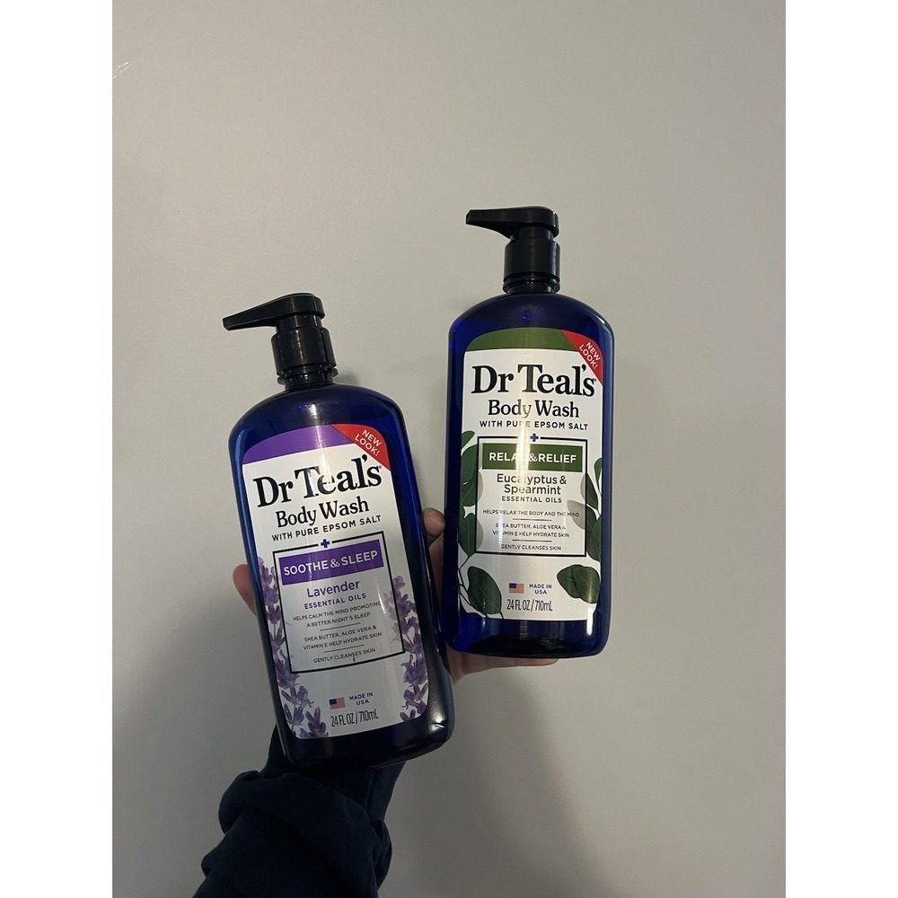 Dr Teal's Epsom Salt Body Wash 24 fl oz Lavender, Eucalyptus & Spearmint